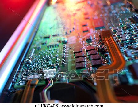 Laptop circuit board. View Large Photo Image Stock Photograph - Laptop circuit board.. Fotosearch