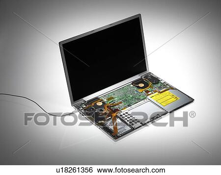 Stock Photograph - Laptop interior.. Fotosearch