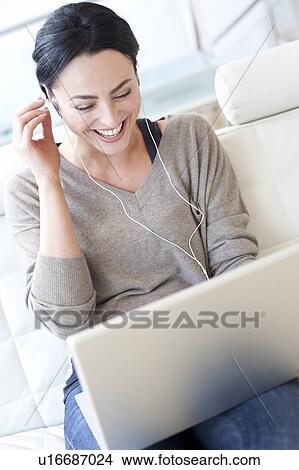 Laptop use. View Large Photo Image Picture - Laptop use.. Fotosearch
