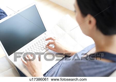 Laptop use. View Large Photo Image Stock Image - Laptop use.. Fotosearch
