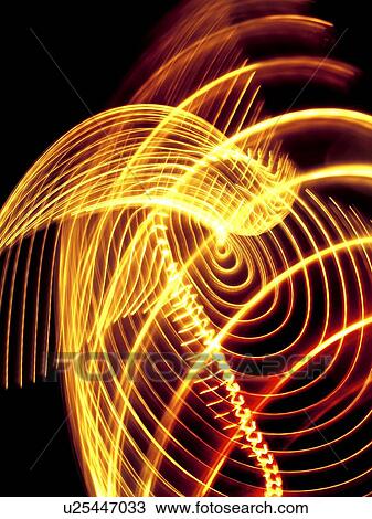 Stock Image - Light patterns. Fotosearch