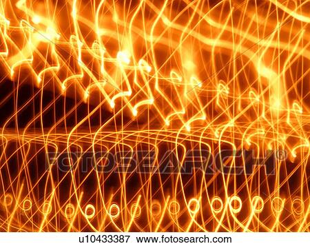 Stock Photo - Light patterns. Fotosearch