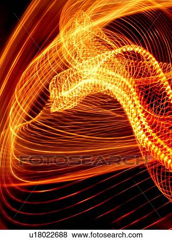 Stock Photo - Light patterns. Fotosearch