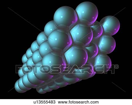 Magnesium crystal, molecular model. View Large Photo Image Stock Image - Magnesium crystal, molecular model.. Fotosearch