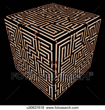 Maze, computer artwork. View Large Photo Image Stock Photo - Maze, computer artwork.. Fotosearch