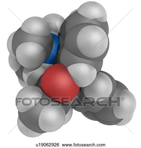 Methadone molecule, computer model. Atoms are represented as spheres and are colour-coded: carbon (grey), hydrogen (white), nitrogen (blue) and oxygen (red). View Large Photo Image Stock Photograph - Methadone molecule, computer model. Atoms are represented as spheres and are colour-coded: carbon (grey), hydrogen (white), nitrogen (blue) and oxygen (red).. Fotosearch