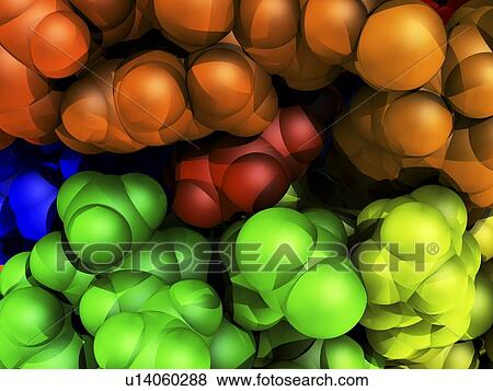 Molecular model, computer artwork. View Large Photo Image Stock Photo - Molecular model, computer artwork.. Fotosearch