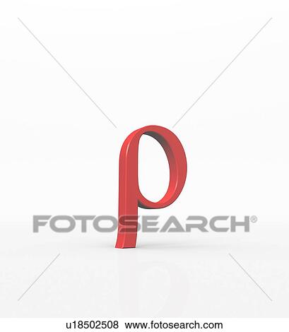 Rho is the 17th letter of the Greek alphabet. In the system of Greek numerals, it has a value of 100. The letter is also used in the varied fields of physics, biology, programming, mathematics and statistics. The Greek alphabet has an important role in th View Large Photo Image Stock Photo - Rho is the 17th letter of the Greek alphabet. In the system of Greek numerals, it has a value of 100. The letter is also used in the varied fields of physics, biology, programming, mathematics and statistics. The Greek alphabet has an important role in th. Fotosearch