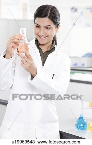 Stock Photo - School science teacher.. Fotosearch