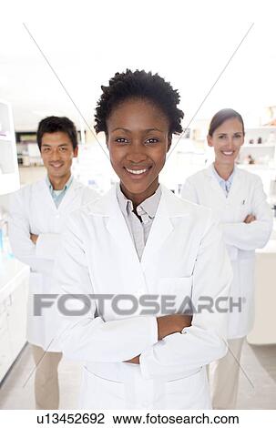 Stock Image - Scientists.. Fotosearch