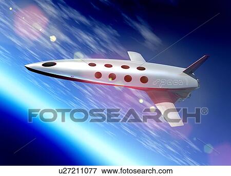 Stock Photo - Space tourism, computer artwork.. Fotosearch