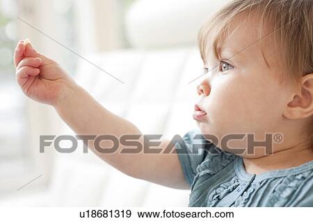 Stock Photo - Toddler. She is 15 months old.. Fotosearch