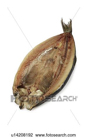 Stock Image - Undyed smoked kipper.. Fotosearch