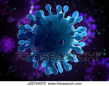 Stock Image - Virus, conceptual image.. Fotosearch