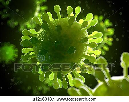 Stock Photo - Virus, conceptual image.. Fotosearch