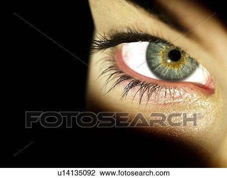 Stock Image - Woman's eye.. Fotosearch