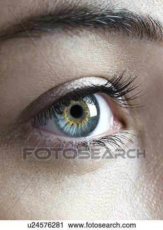 Stock Image - Woman's eye.. Fotosearch