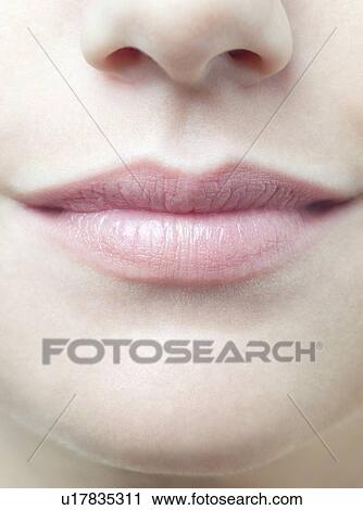 Stock Image - Woman's mouth.. Fotosearch