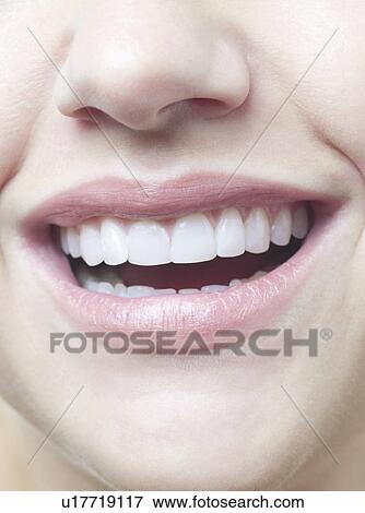 Stock Photo - Woman's smile.. Fotosearch