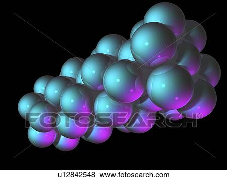 Zinc crystal structure, molecular model. View Large Photo Image Stock Photo - Zinc crystal structure, molecular model.. Fotosearch