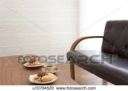 Afternoon Tea and Snacks on Coffee Table View Large Photo Image Stock Image - Afternoon Tea and Snacks on Coffee Table. Fotosearch
