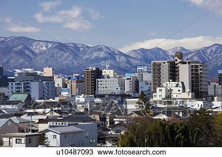 Alps and Matsumoto city View Large Photo Image Stock Image - Alps and Matsumoto city. Fotosearch