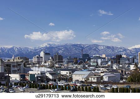 Alps and Matsumoto city View Large Photo Image Stock Image - Alps and Matsumoto city. Fotosearch