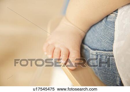 Stock Photography - Baby's foot. Fotosearch