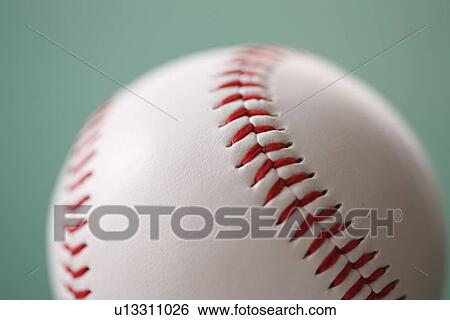 Stock Photograph - Baseball, close-up. Fotosearch