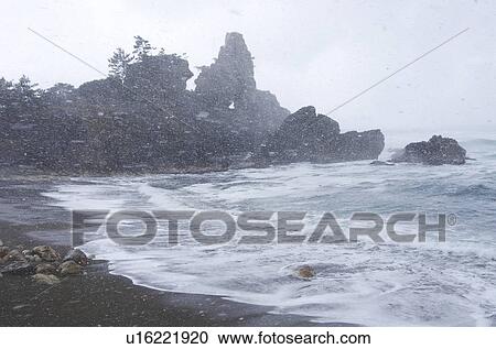 Beach In Winter View Large Photo Image Stock Image - Beach In Winter. Fotosearch
