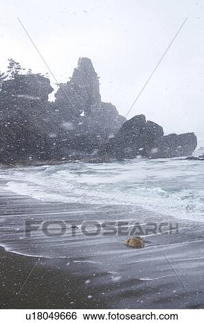Beach In Winter View Large Photo Image Stock Photograph - Beach In Winter. Fotosearch