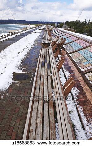 Bench In Winter View Large Photo Image Stock Image - Bench In Winter. Fotosearch