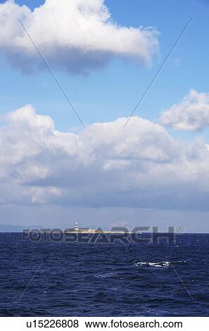 Stock Photo - Bentenjima and Omazaki Lighthouse. Fotosearch
