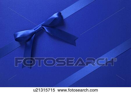 Stock Photography - Blue ribbon. Fotosearch