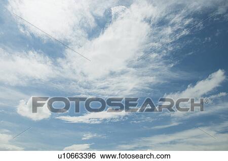 Stock Photograph - Blue Sky and Clouds. Fotosearch