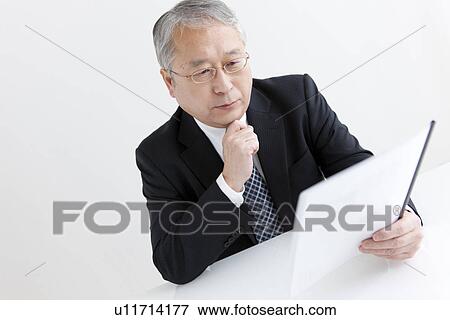 Businessman Reading View Large Photo Image Stock Photo - Businessman Reading. Fotosearch