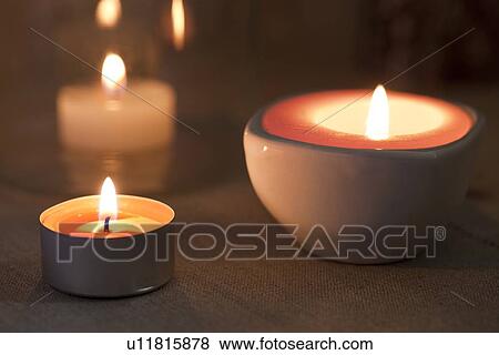 Stock Photo - Candles. Fotosearch