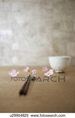Chopsticks and Teacup View Large Photo Image Stock Photography - Chopsticks and Teacup. Fotosearch