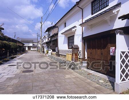 Stock Photo - Cityscape of Ozu City, Ehime Prefecture, Japan. Fotosearch
