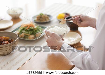 Close-Up of Man Having Breakfast View Large Photo Image Stock Image - Close-Up of Man Having Breakfast. Fotosearch