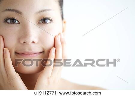 Close-Up of Young Woman View Large Photo Image Stock Image - Close-Up of Young Woman. Fotosearch