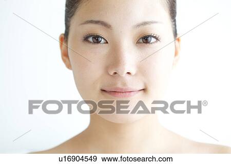 Stock Photo - Close-Up of Young Woman. Fotosearch