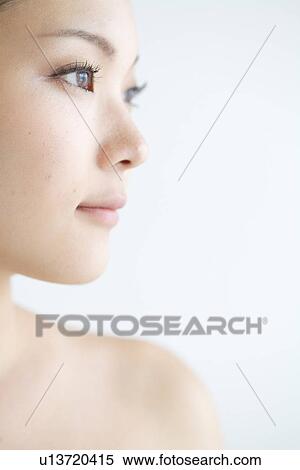 Stock Photography - Close-Up of Young Woman. Fotosearch