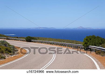 Coastal road View Large Photo Image Stock Photograph - Coastal road. Fotosearch