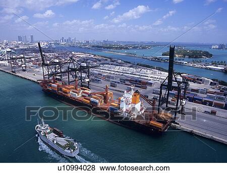 Stock Photo - Commercial Dock, Florida, USA. Fotosearch