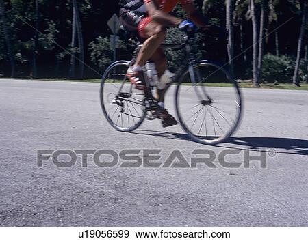 Stock Photo - Cyclists, Florida, USA. Fotosearch
