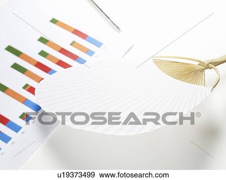 Stock Photo - Fan on Graph. Fotosearch