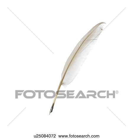 Stock Image - Feather pen. Fotosearch