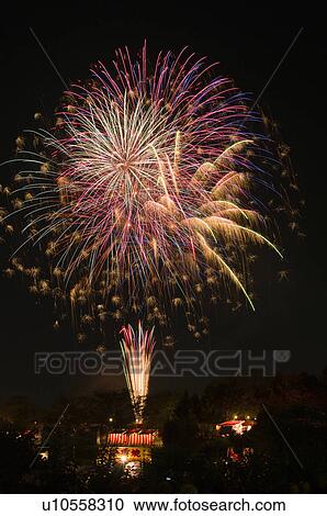 Fireworks, Ibaraki Prefecture, Japan View Large Photo Image Stock Image - Fireworks, Ibaraki Prefecture, Japan. Fotosearch