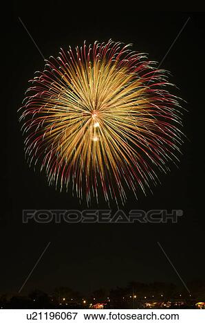 Fireworks, Ibaraki Prefecture, Japan View Large Photo Image Stock Photo - Fireworks, Ibaraki Prefecture, Japan. Fotosearch